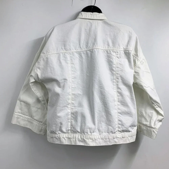 Just Female Women's Nis Denim Cotton Cropped Classic Jean Jacket Size M - Picture 2 of 13